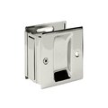 Dendesigns 2.5 x 2.75 in. Passage Pocket LockBright Nickel Solid DE878003